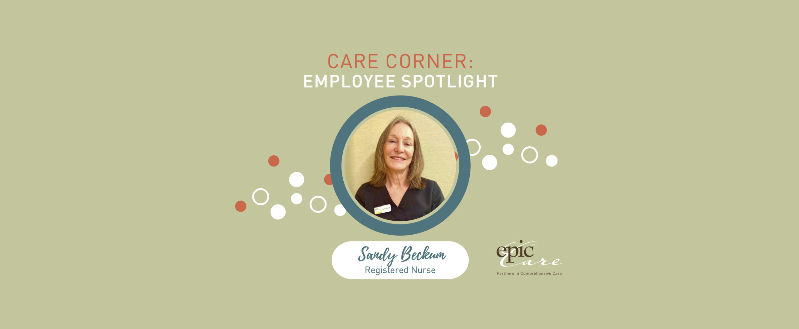 CARE Corner: Employee Spotlight, Sandy Beckum