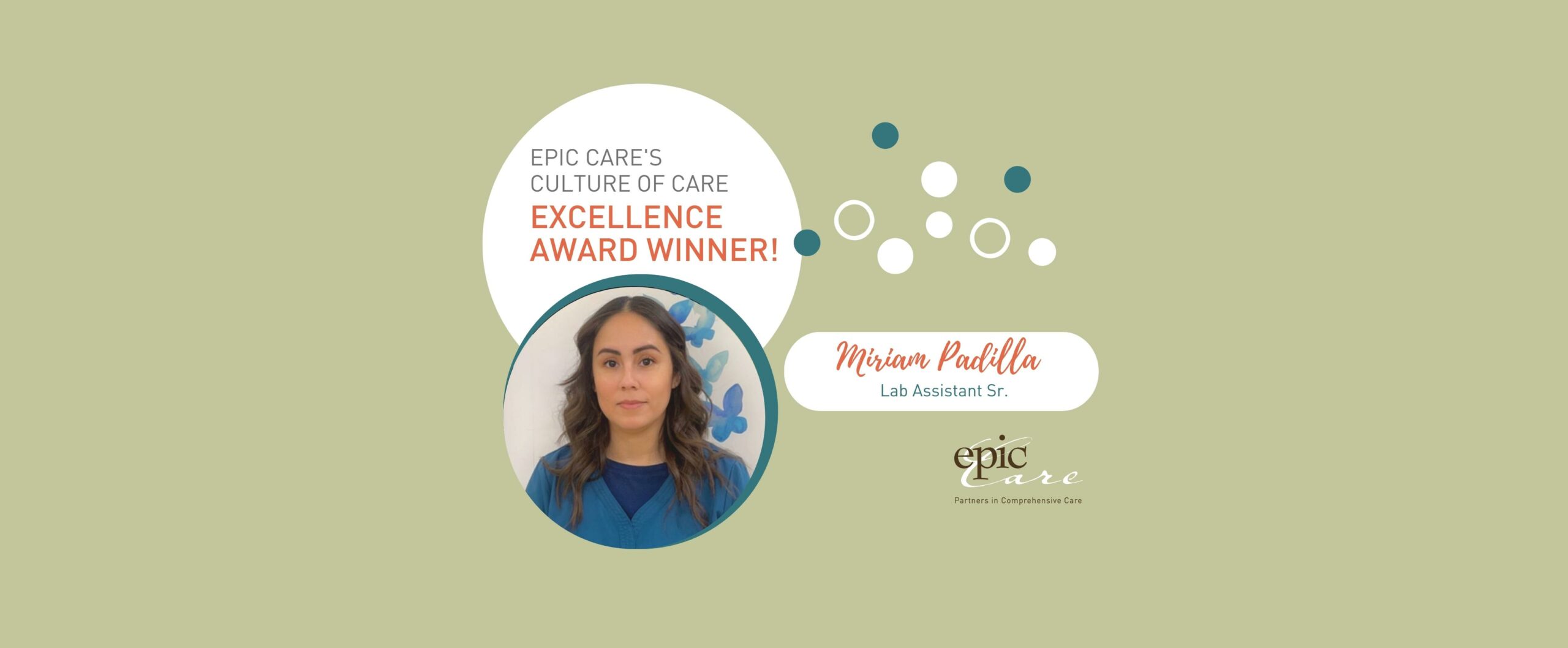 Epic Care’s Culture of CARE Excellence Award Winner! – Miriam Padilla