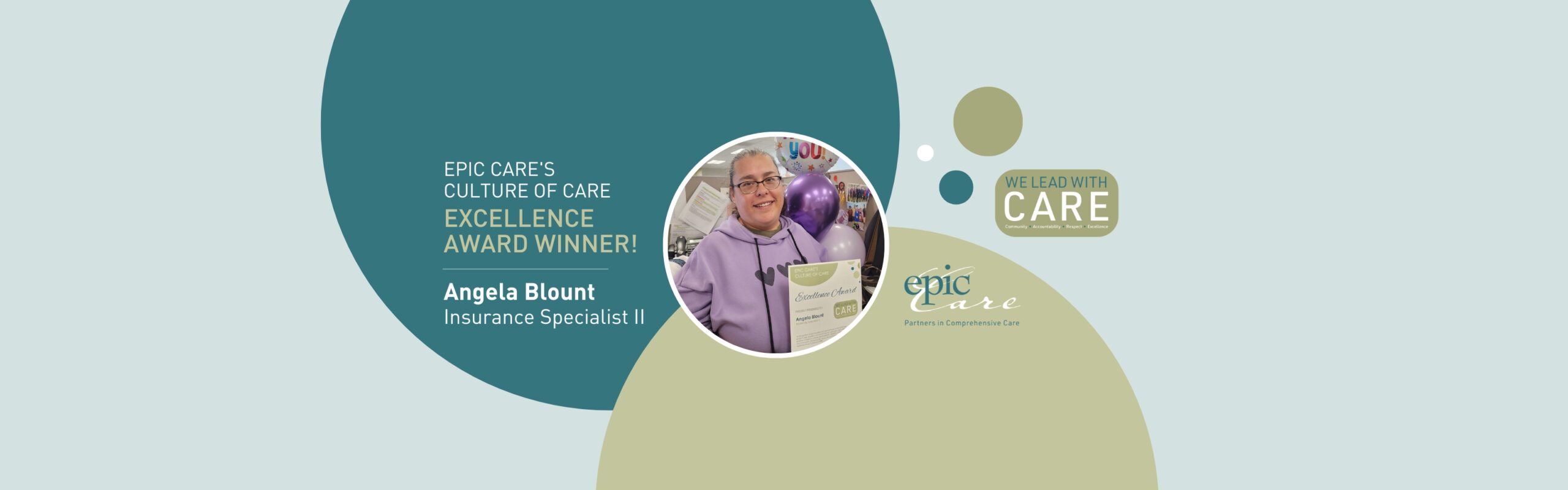 Epic Care’s Culture of CARE Excellence Award Winner! – Angela Blount